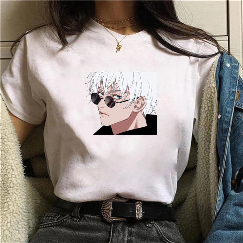 T-Shirt Printed Short Sleeve T-Shirt Black T-Shirt