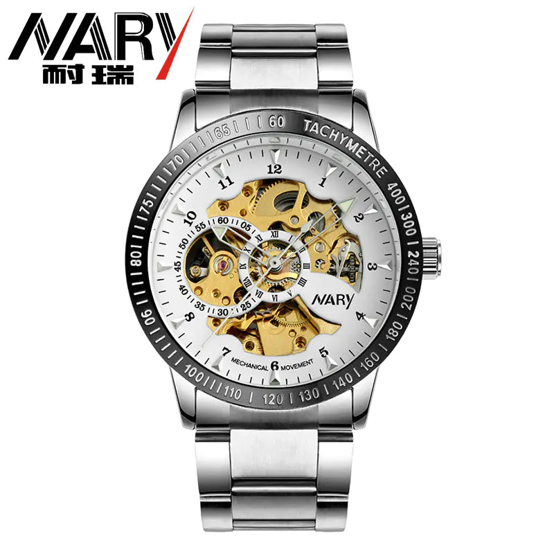 Stylish Men's Mechanical Watch - Brand Design