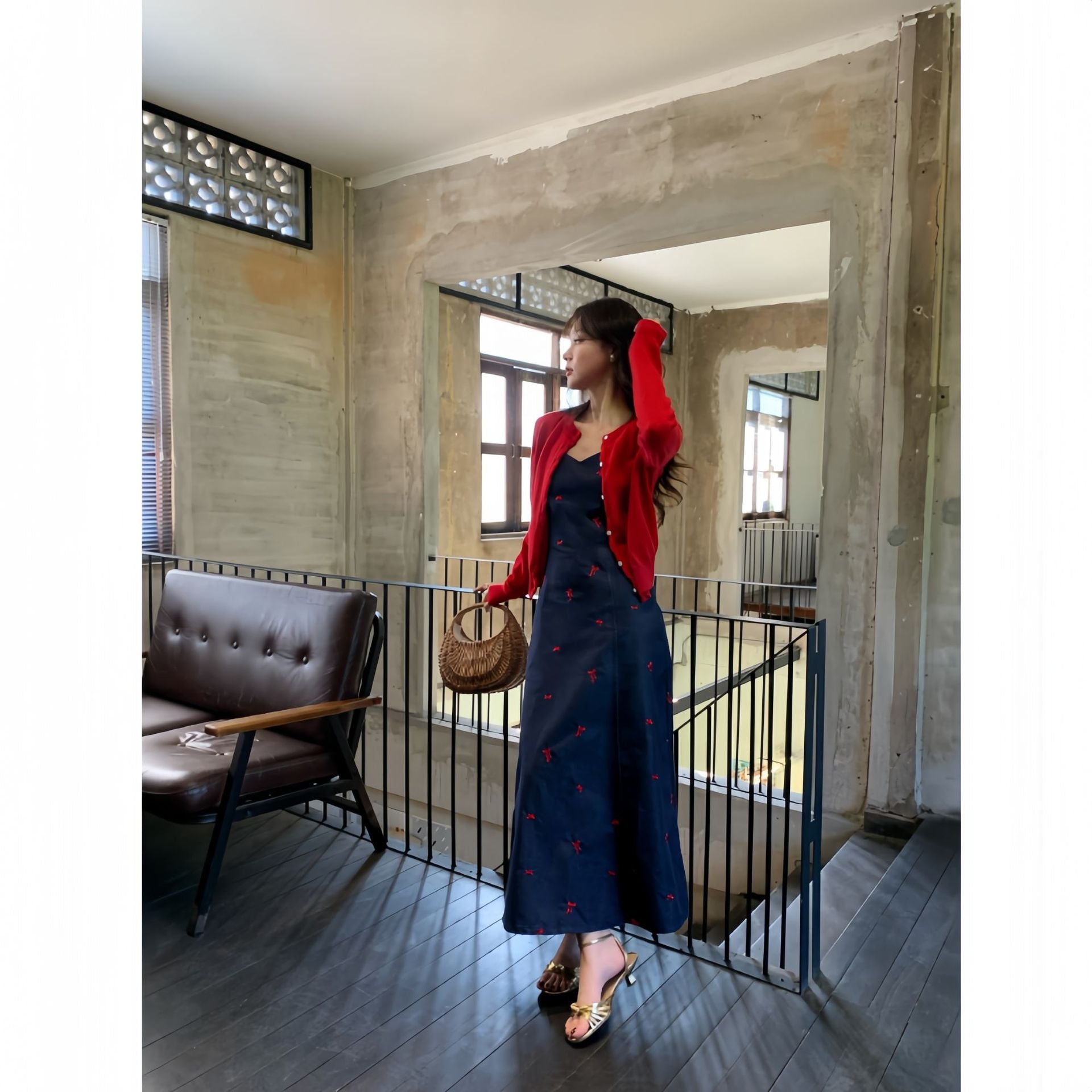 Cowboy camisole dress for women