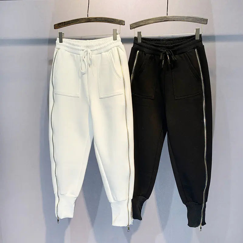 2019 Korean Style Women's Fleece Jogger Pants