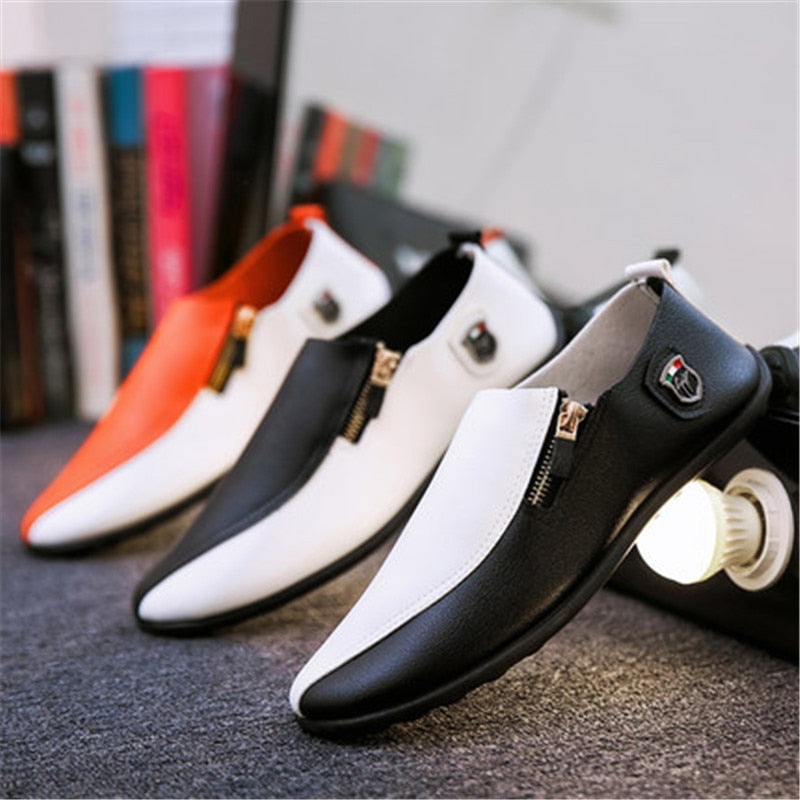 Men Loafers Driving Shoes Soft Casual Shoes Men Flats Men Shoes Leather Loafers Slip On unisex Light weige sneakers Dress shoes