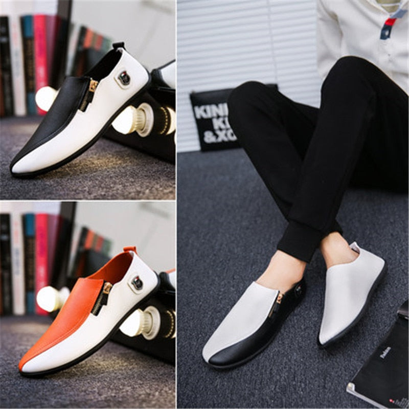 Men Loafers Driving Shoes Soft Casual Shoes Men Flats Men Shoes Leather Loafers Slip On unisex Light weige sneakers Dress shoes