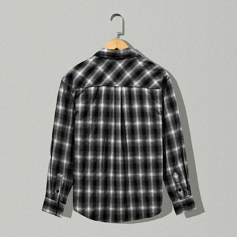Thick Plaid Casual Shirt for Men
