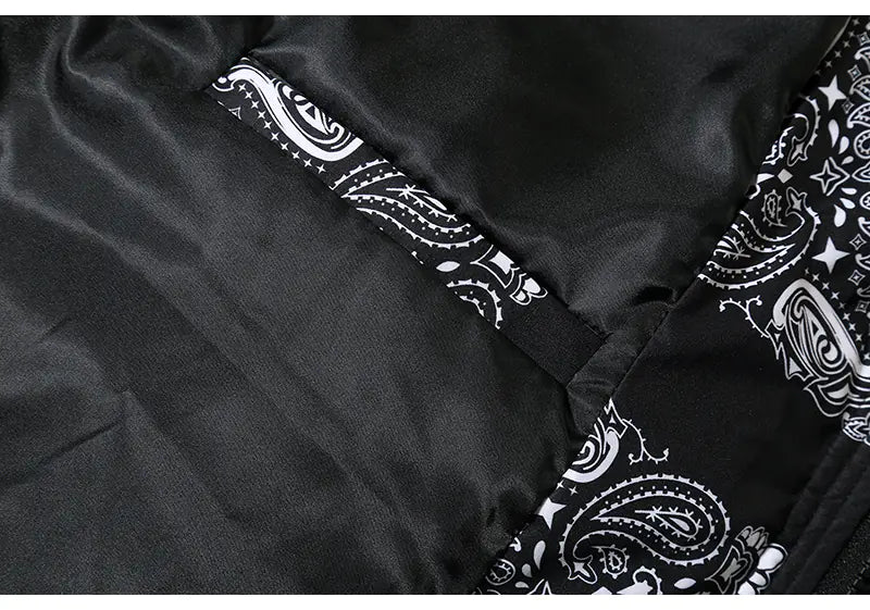 Hip Hop Street Style Cotton Jacket with Loose Fit