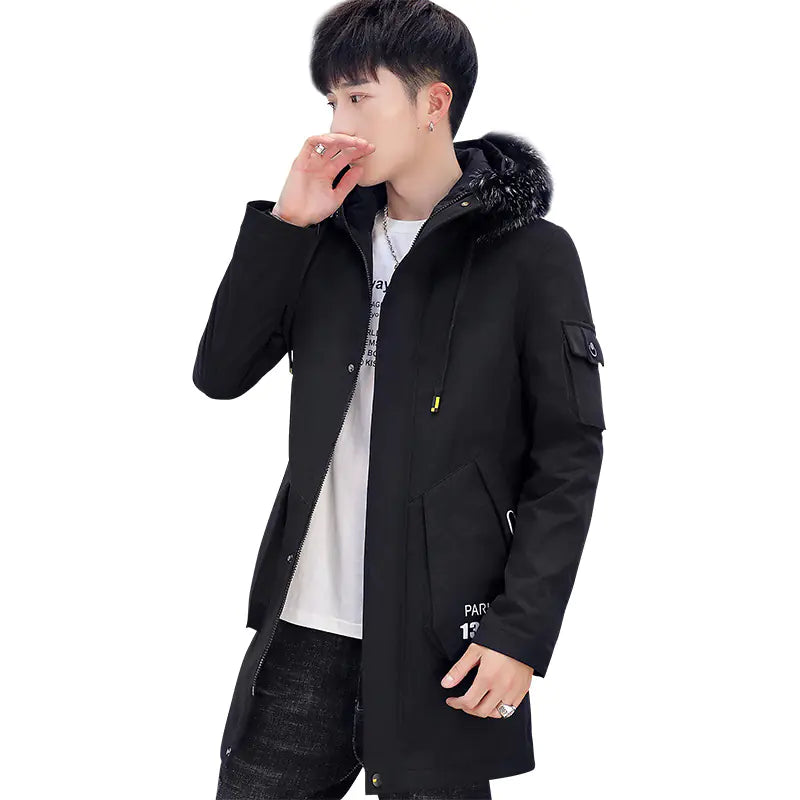 BF Color Block Pocket Cotton Jacket and Hoodie