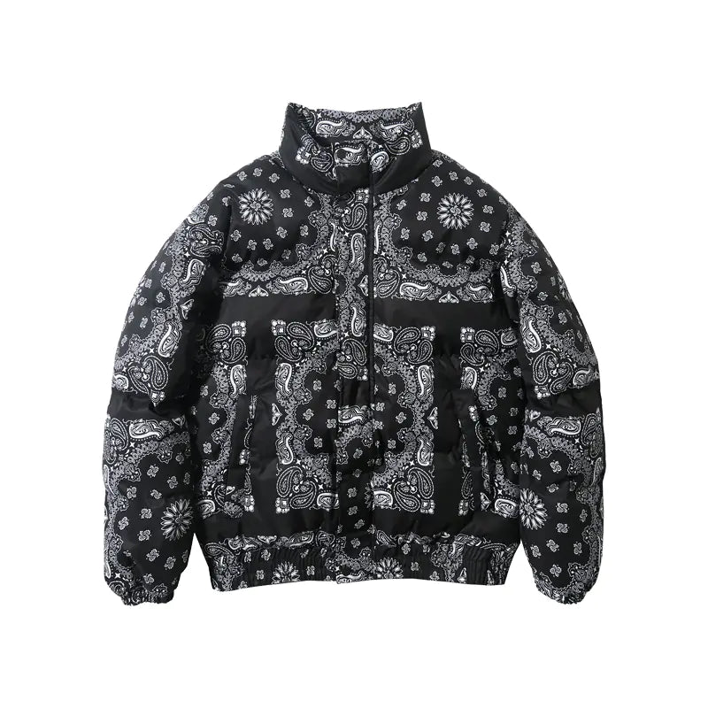 Hip Hop Street Style Cotton Jacket with Loose Fit