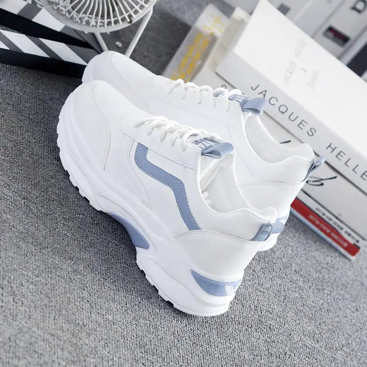 Fashionable Women's White Sneakers - 2020 Korean Style