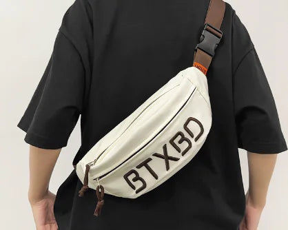Custom Logo Oxford Cloth Waist Bag for Men