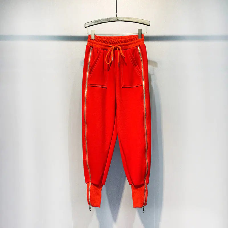 2019 Korean Style Women's Fleece Jogger Pants