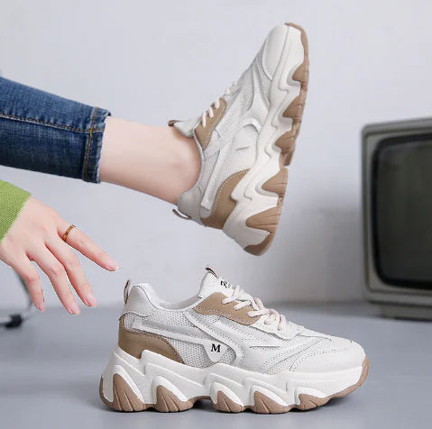 Women's Korean Style Platform Sneakers (Casual & Running)