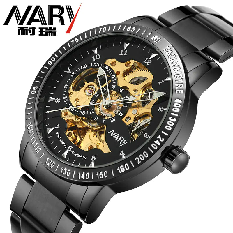 Stylish Men's Mechanical Watch - Brand Design