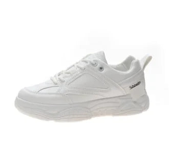 2019 Spring New Basic White Sneakers for Casual Use