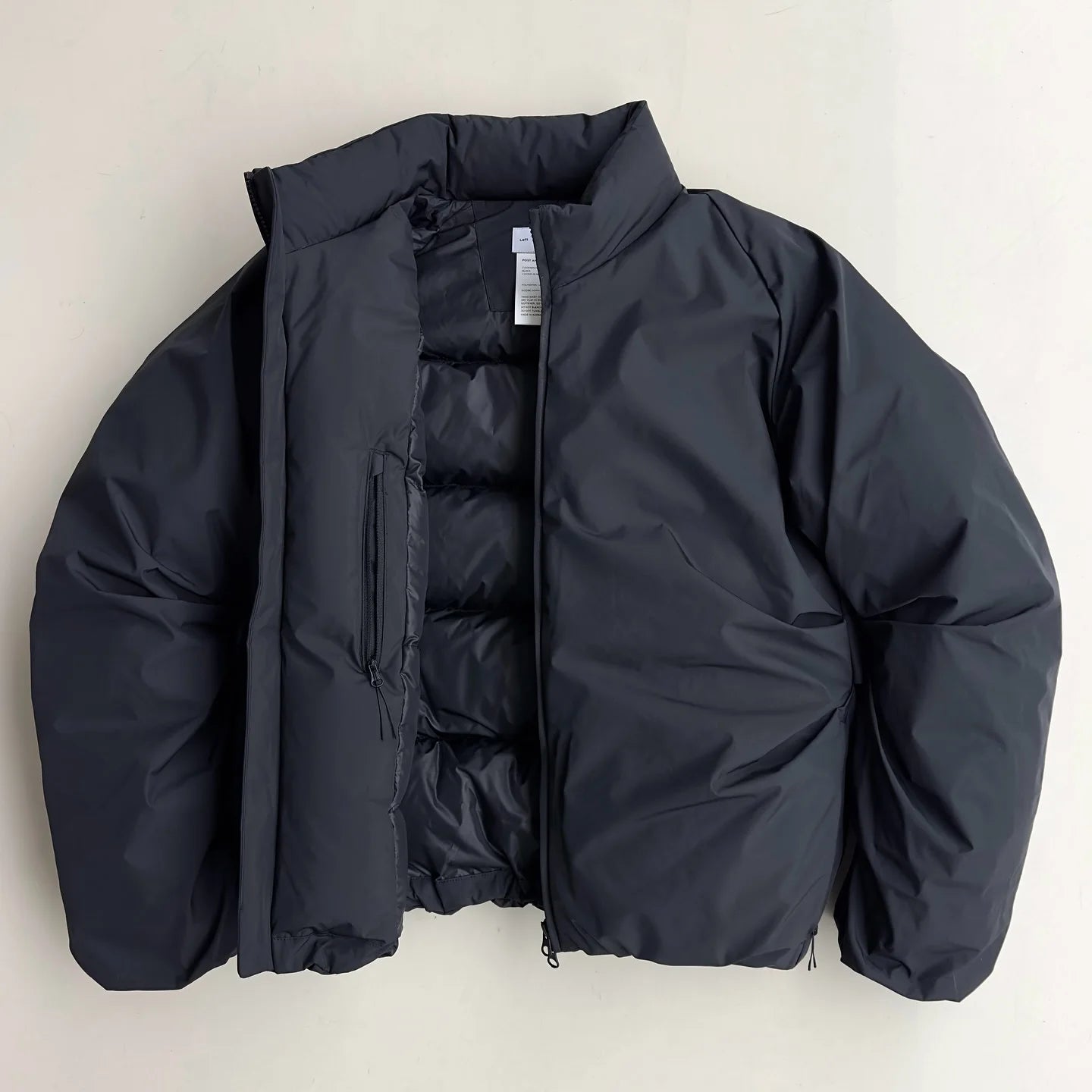 Korean Retro Solid Color Padded Warm Coat Men's And Women's Y2K Winter New Harajuku Simple And Casual Joker Cotton-Padded Jacket