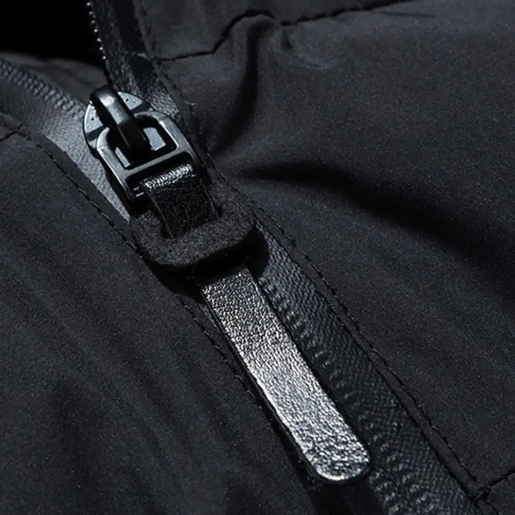 Fashion Parkas Men Winter Overcoat Thick Puffer Jacket Men Winter Coat Casual Jacket Warm Hooded Outwear Keep Warm Men Jacket