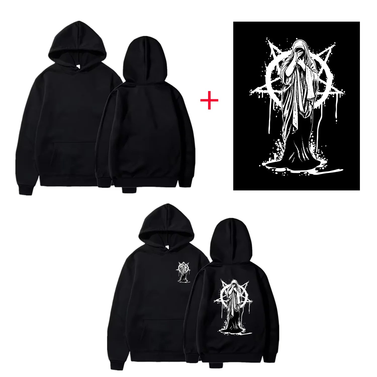 DIY Custom Your Brand LOGO  Men Women Casual Hoodie  Top Solid Color Pullover Street Personality Sweatshirt Custom Gifts