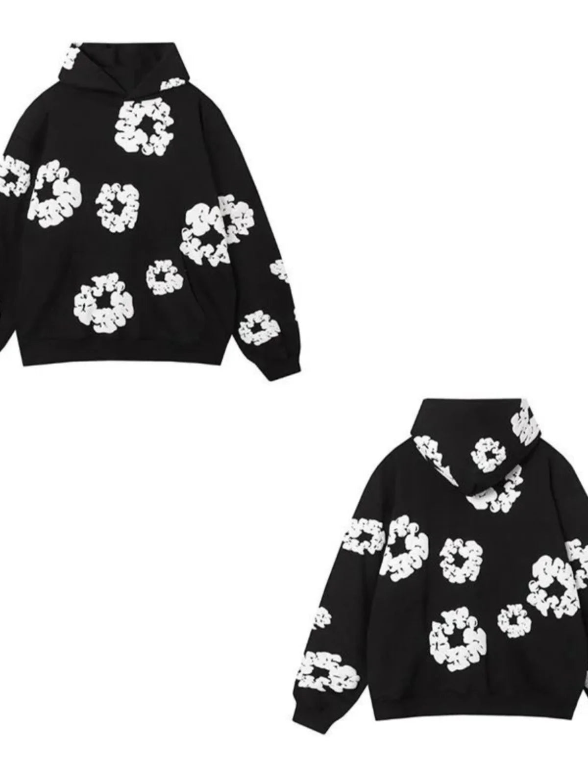 Loose Printed Hoodie for Men And Women Faionable Sweatirt Casual Comfortable Streetwear Spring Autumn ex Hoodie