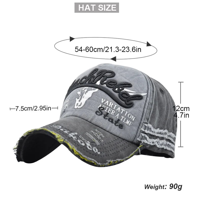 Unisex Hip Hop Letter Embroidery Baseball Caps Men Women Snapback Adjustable Sports Visor Hat Dad Trucker Hats Streetwear