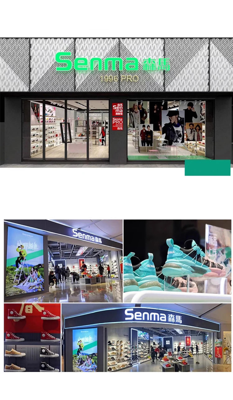 SENMA Men's Shoes 2025 Trendy Color Blocking Versatile Sports Shoes Luxury Men's Sneakers Tennis Shoes Men's Park Street Sneaker