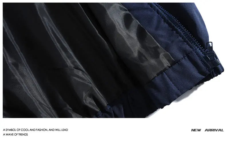 Reflective Striped Jacket 2023 Men Hip Hop Streetwear Coat Zipper Up Jacket Windbreaker Harajuku Thin Coats Sports Black Blue