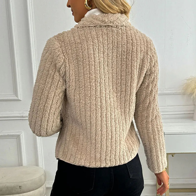 Autumn Winter New Coat Top Women Streetwear Fashion Long Sleeves Coat Sexy Cardigans Outwear Lady Casual Slim Versatile Clothing