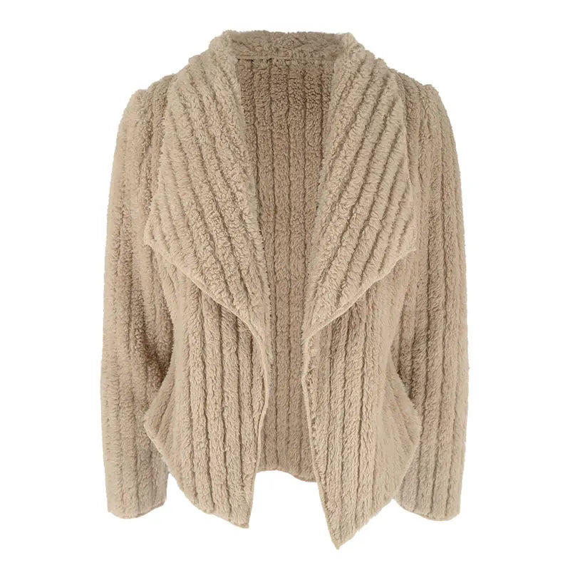 Autumn Winter New Coat Top Women Streetwear Fashion Long Sleeves Coat Sexy Cardigans Outwear Lady Casual Slim Versatile Clothing