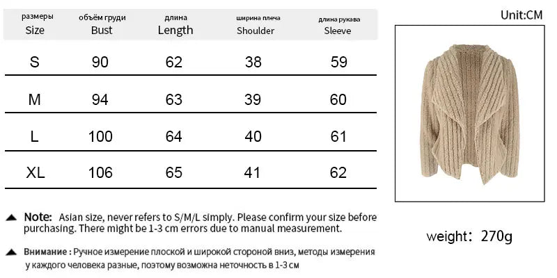Autumn Winter New Coat Top Women Streetwear Fashion Long Sleeves Coat Sexy Cardigans Outwear Lady Casual Slim Versatile Clothing