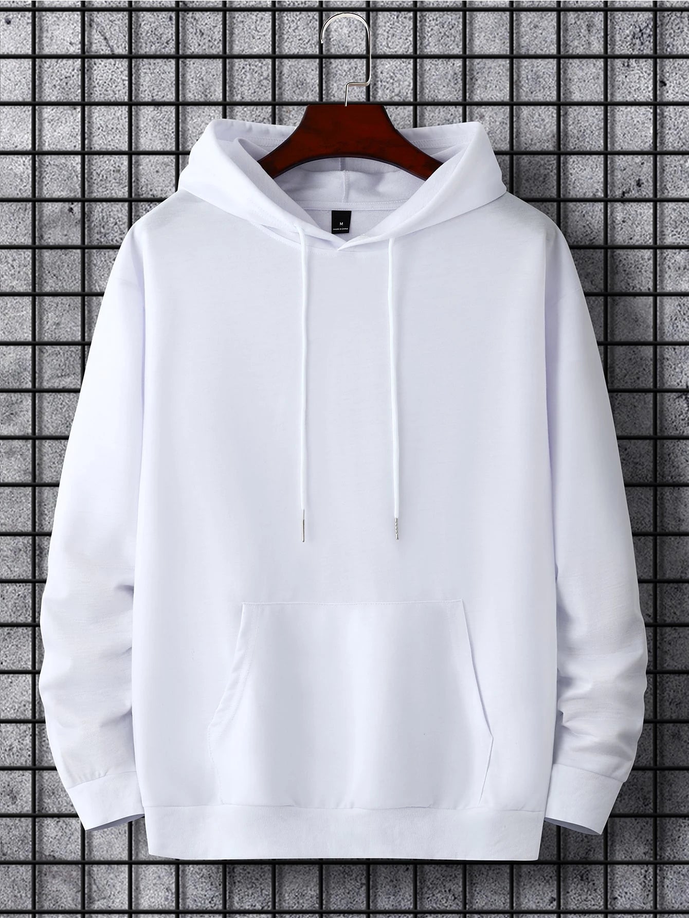 Happy Word Funny Personality Colorful Pattern Hoody Men Pocket Comics Pullover Autumn Soft Streetwear Fashion Hip Hop Clothing