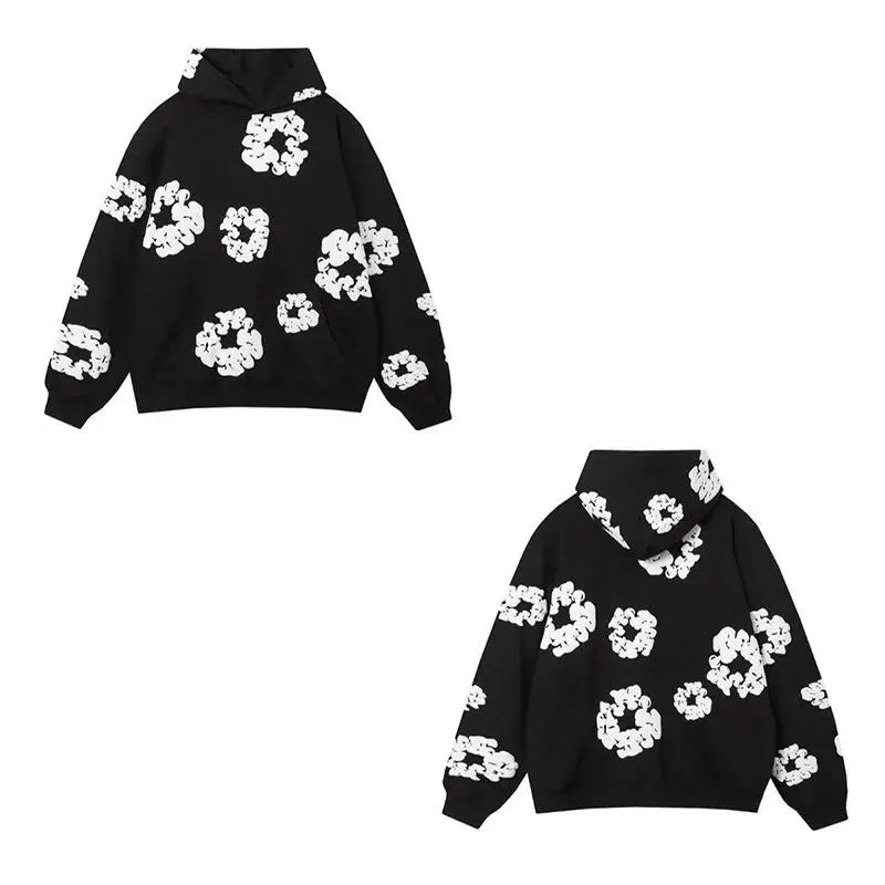 Loose Printed Hoodie for Men And Women Faionable Sweatirt Casual Comfortable Streetwear Spring Autumn ex Hoodie