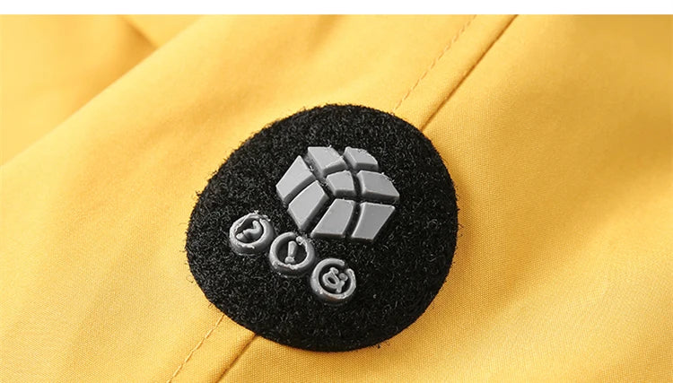 Men’s Hooded Outdoor Windbreaker Jacket Windproof Coats Warm Tactical Coat with Multi Pockets for Hiking Camping Travel Autumn