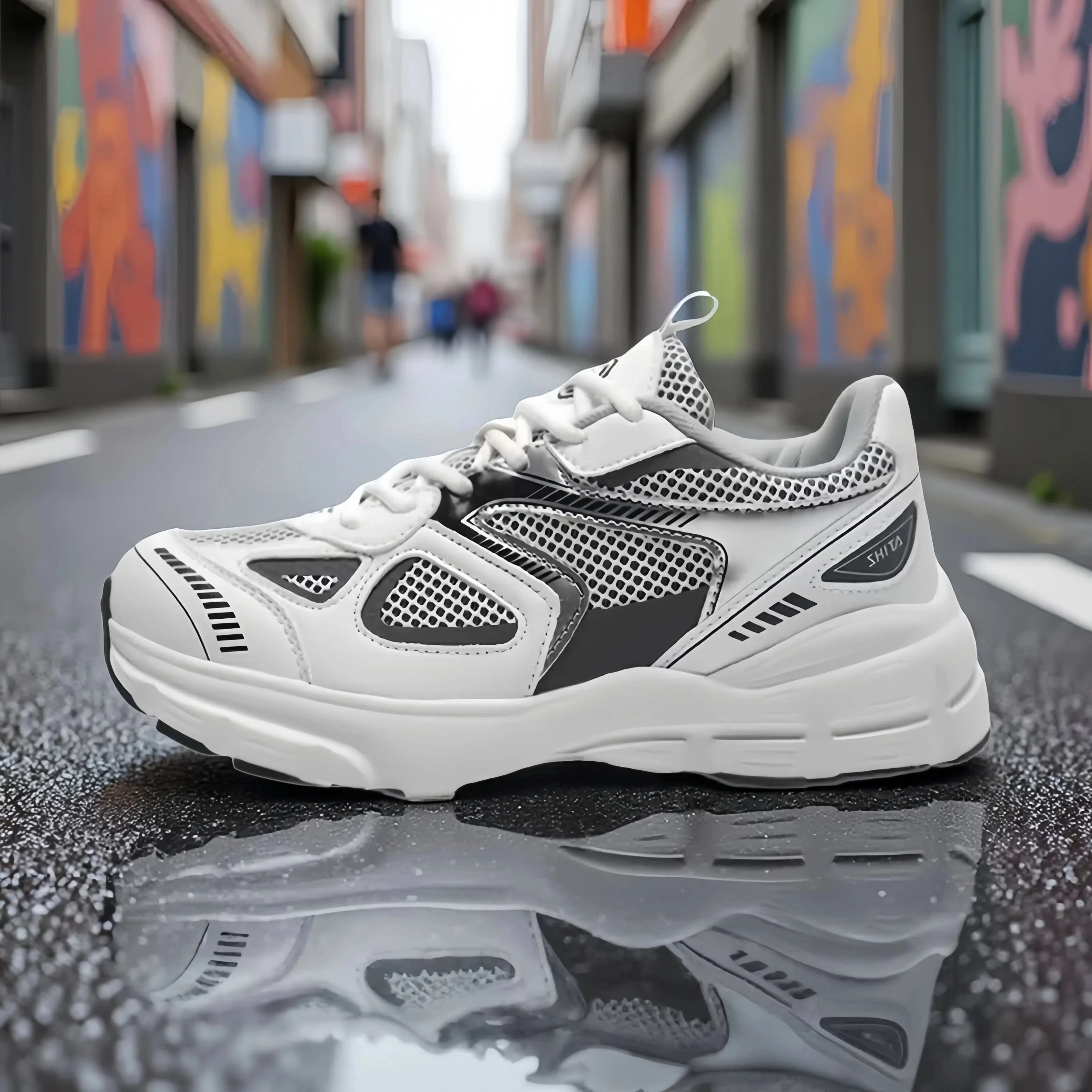 Women's Luxary Chunky Sneakers 2025 Spring Breathable Shoes for Men's Sports Running Casual Ladies Fitness Shoes