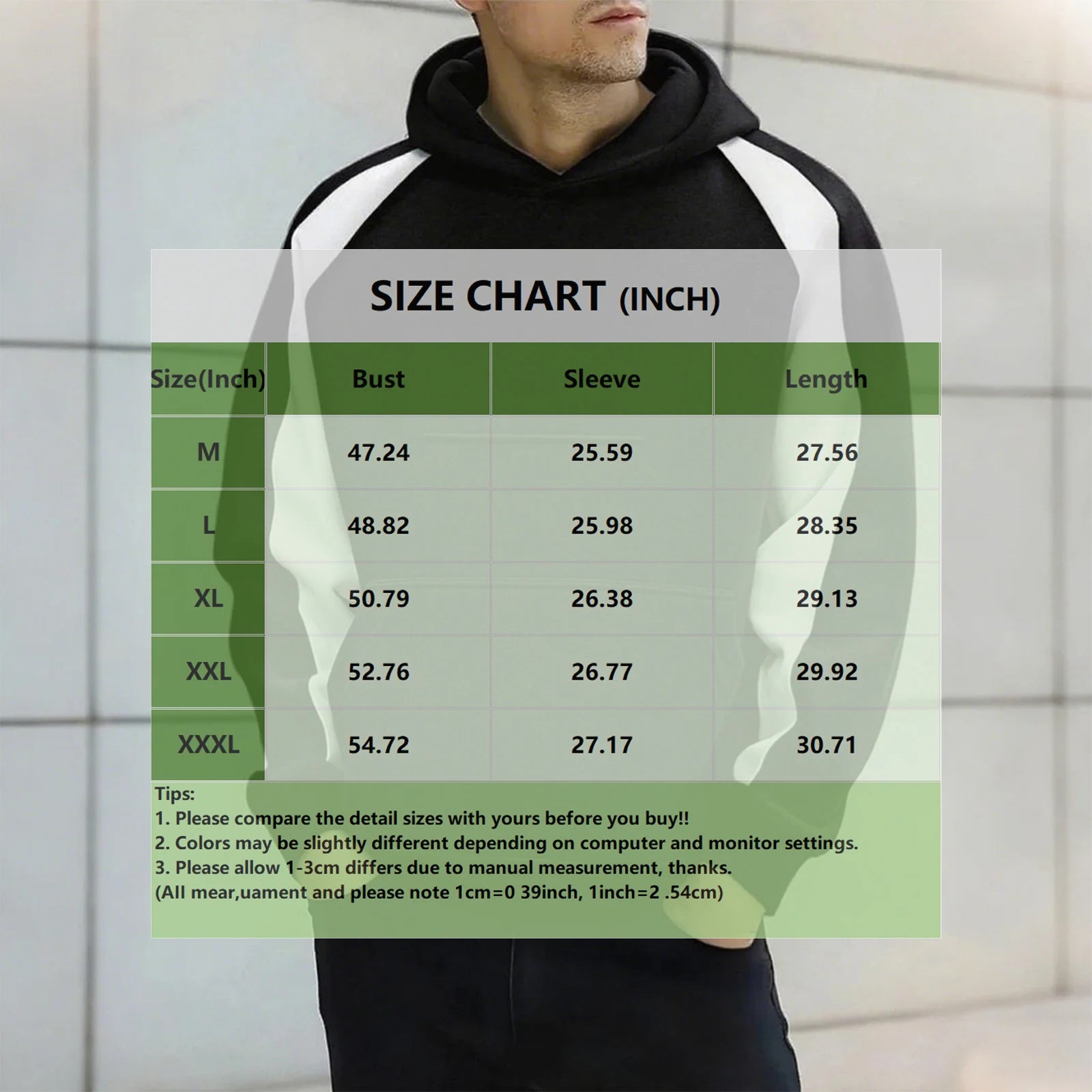 Winter Men'S Fashionable Color Blocked Warm Hoodie Comfortable Breathable And Soft Pullover Sweater For Daily Wear And Vacation
