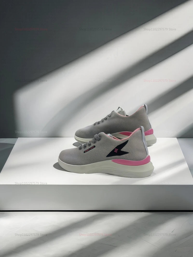 Women’s Lightweight Sports Running Shoes Spring Autumn Multifunctional Breathable Casual Sneakers for Daily Activewear