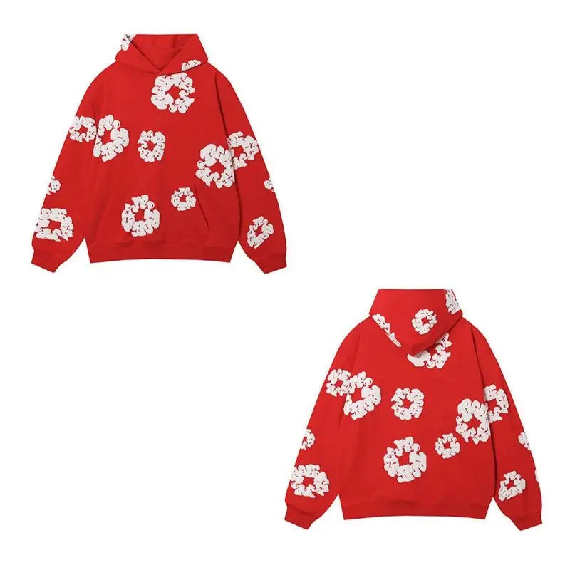 Loose Printed Hoodie for Men And Women Faionable Sweatirt Casual Comfortable Streetwear Spring Autumn ex Hoodie