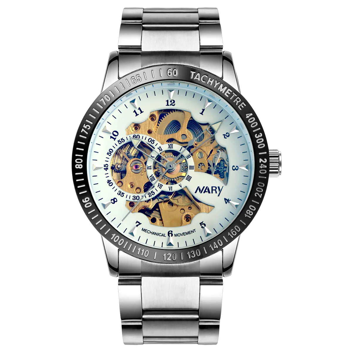 Stylish Men's Mechanical Watch - Brand Design