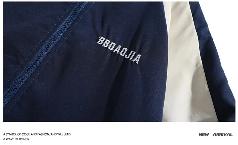 Reflective Striped Jacket 2023 Men Hip Hop Streetwear Coat Zipper Up Jacket Windbreaker Harajuku Thin Coats Sports Black Blue