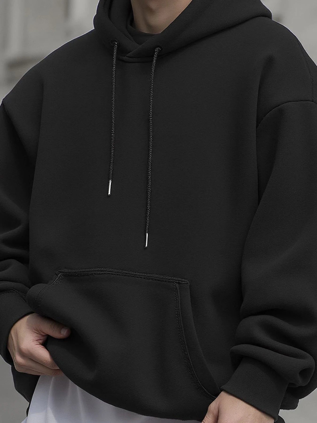 Hoodie for Men, Streetwear, Literary Text Print, Daisy Graphic Hoodies for Men, Suitable for Wearing in Spring, Autumn, and Winter