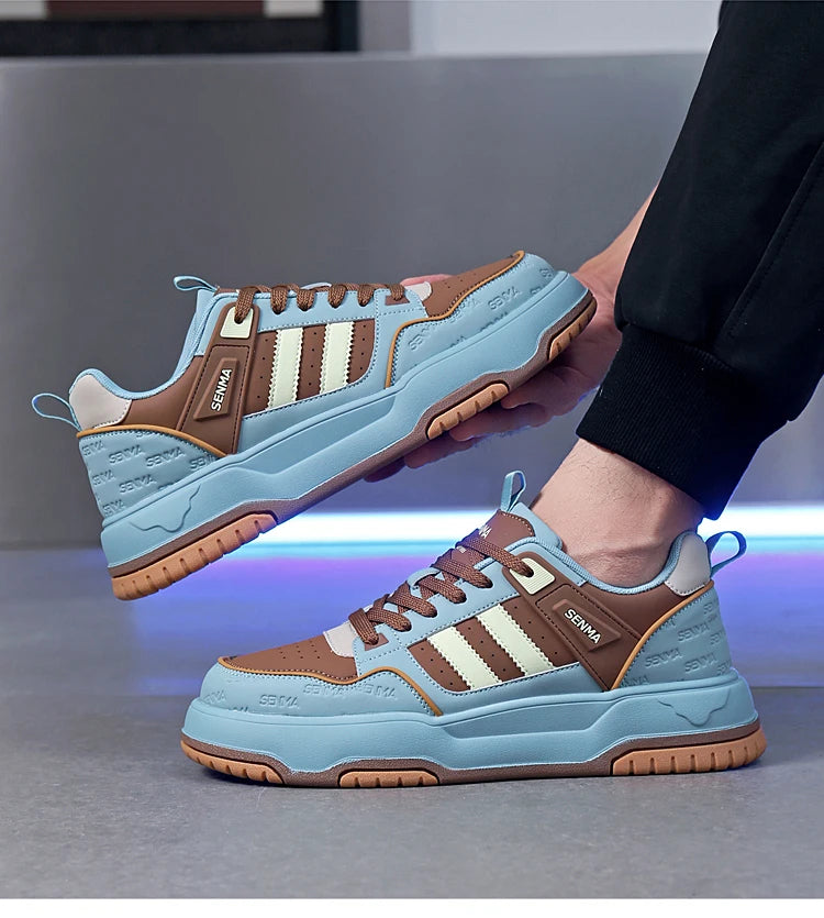 SENMA Men's Shoes 2025 Trendy Color Blocking Versatile Sports Shoes Luxury Men's Sneakers Tennis Shoes Men's Park Street Sneaker