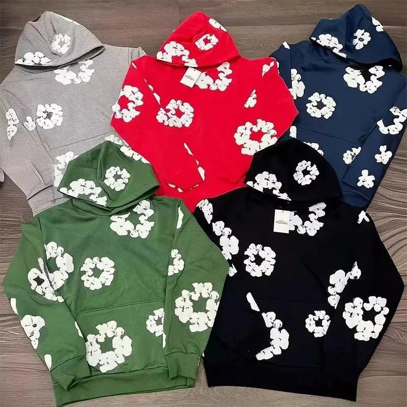 Loose Printed Hoodie for Men And Women Faionable Sweatirt Casual Comfortable Streetwear Spring Autumn ex Hoodie