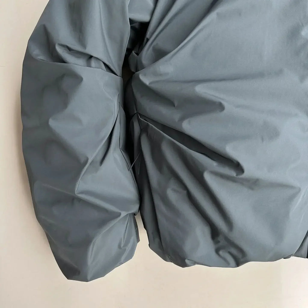 Korean Retro Solid Color Padded Warm Coat Men's And Women's Y2K Winter New Harajuku Simple And Casual Joker Cotton-Padded Jacket