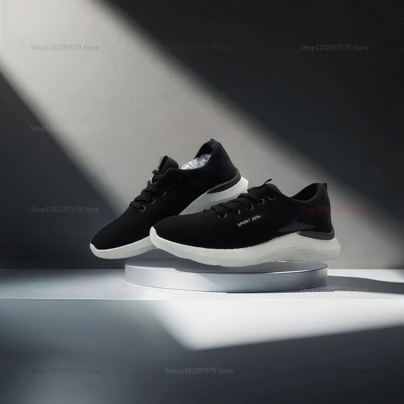 Women’s Lightweight Sports Running Shoes Spring Autumn Multifunctional Breathable Casual Sneakers for Daily Activewear