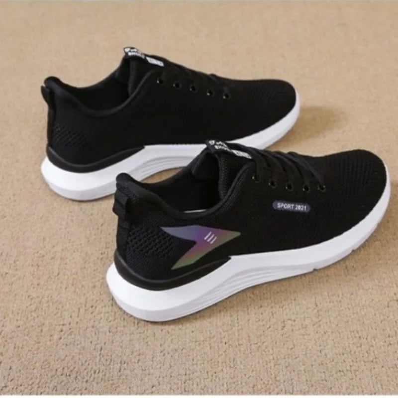 Women’s Lightweight Sports Running Shoes Spring Autumn Multifunctional Breathable Casual Sneakers for Daily Activewear