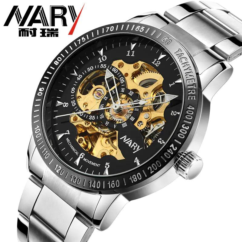 Stylish Men's Mechanical Watch - Brand Design