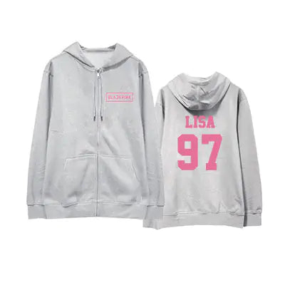 Zip-Up Hoodie Cardigan Sweatshirt