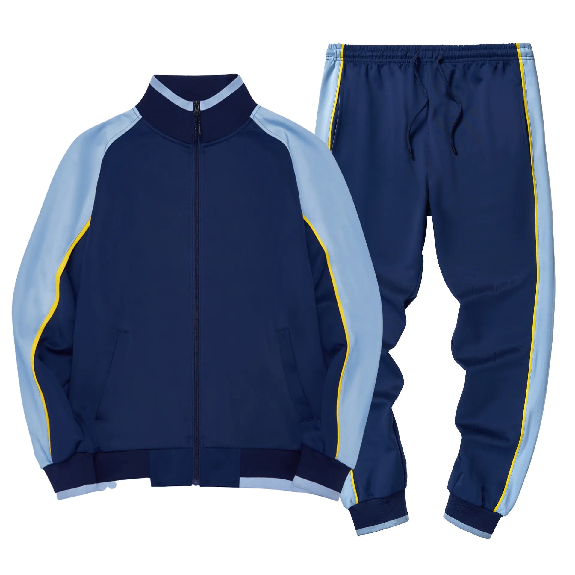 Men's Plus Size Autumn Long-Sleeved Sportswear Set