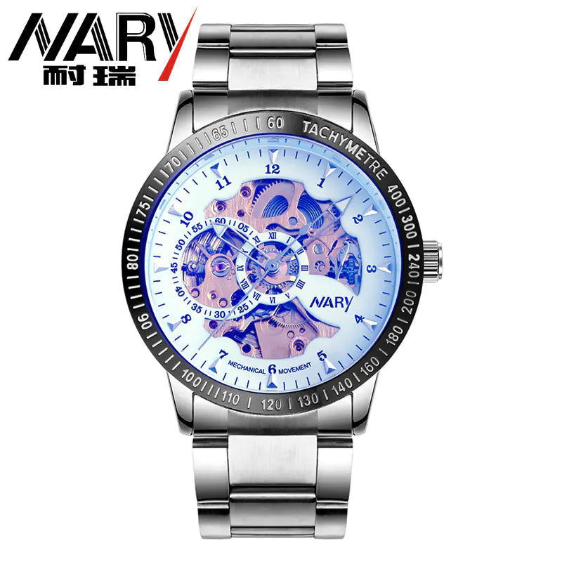 Stylish Men's Mechanical Watch - Brand Design