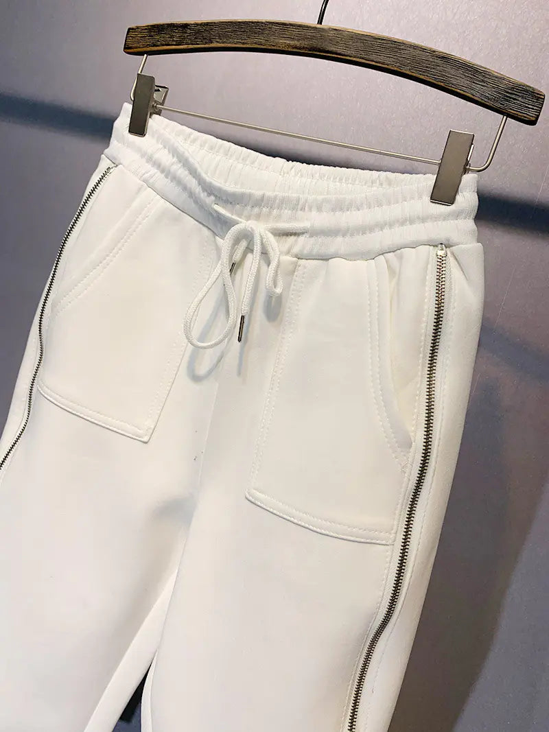 2019 Korean Style Women's Fleece Jogger Pants