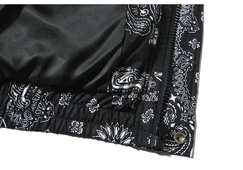 Hip Hop Street Style Cotton Jacket with Loose Fit