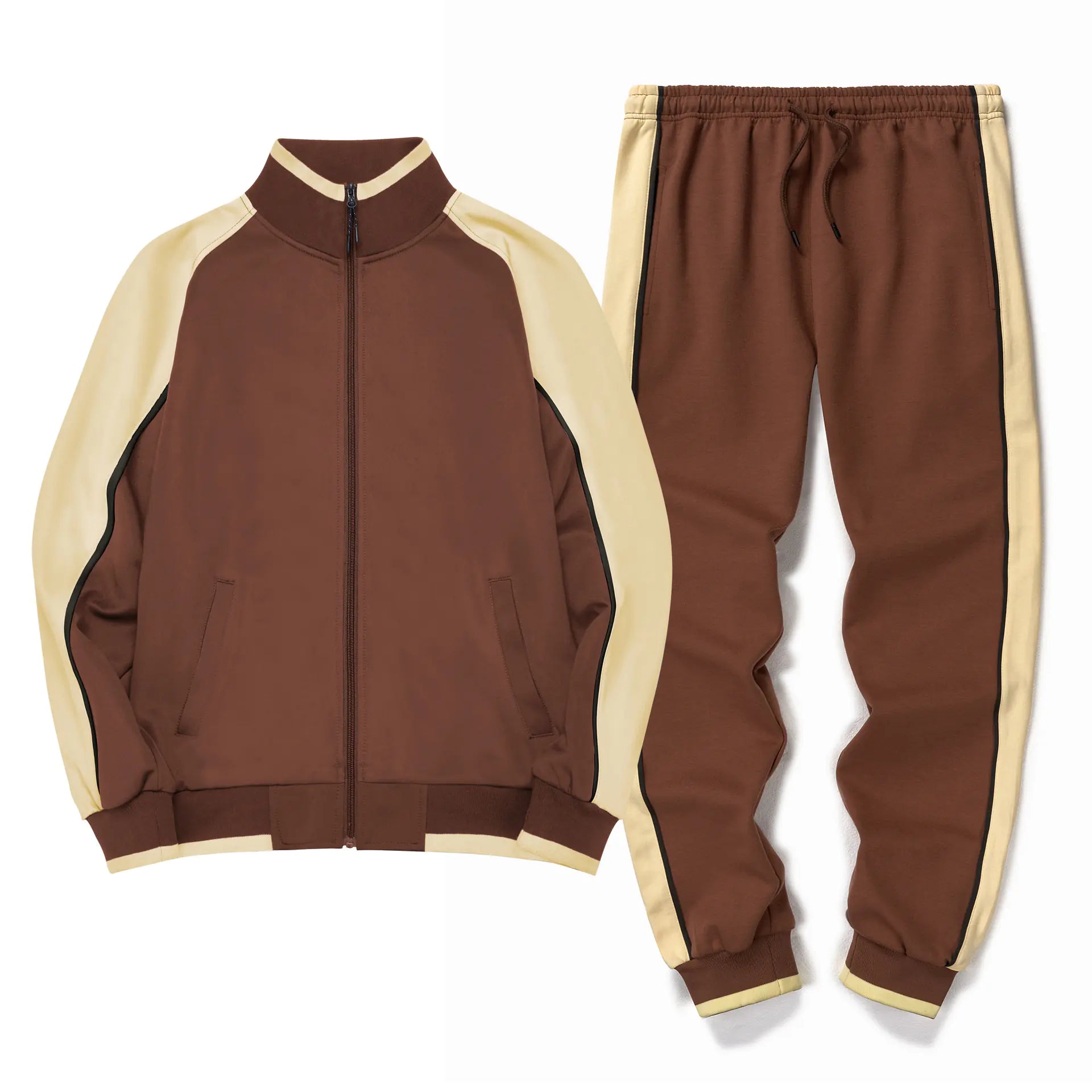 Men's Plus Size Autumn Long-Sleeved Sportswear Set