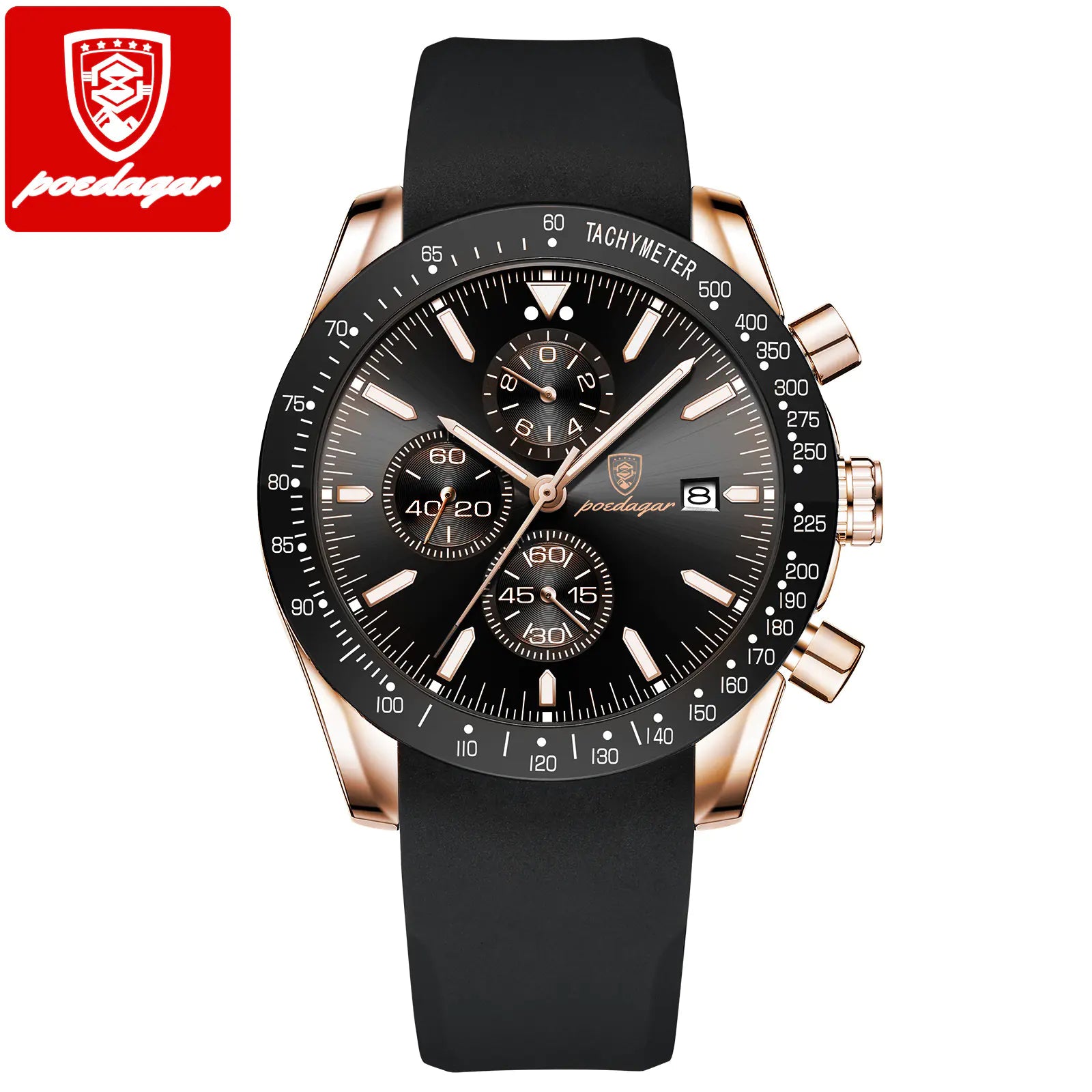 Swiss Brand Multifunctional Waterproof Men's Watch