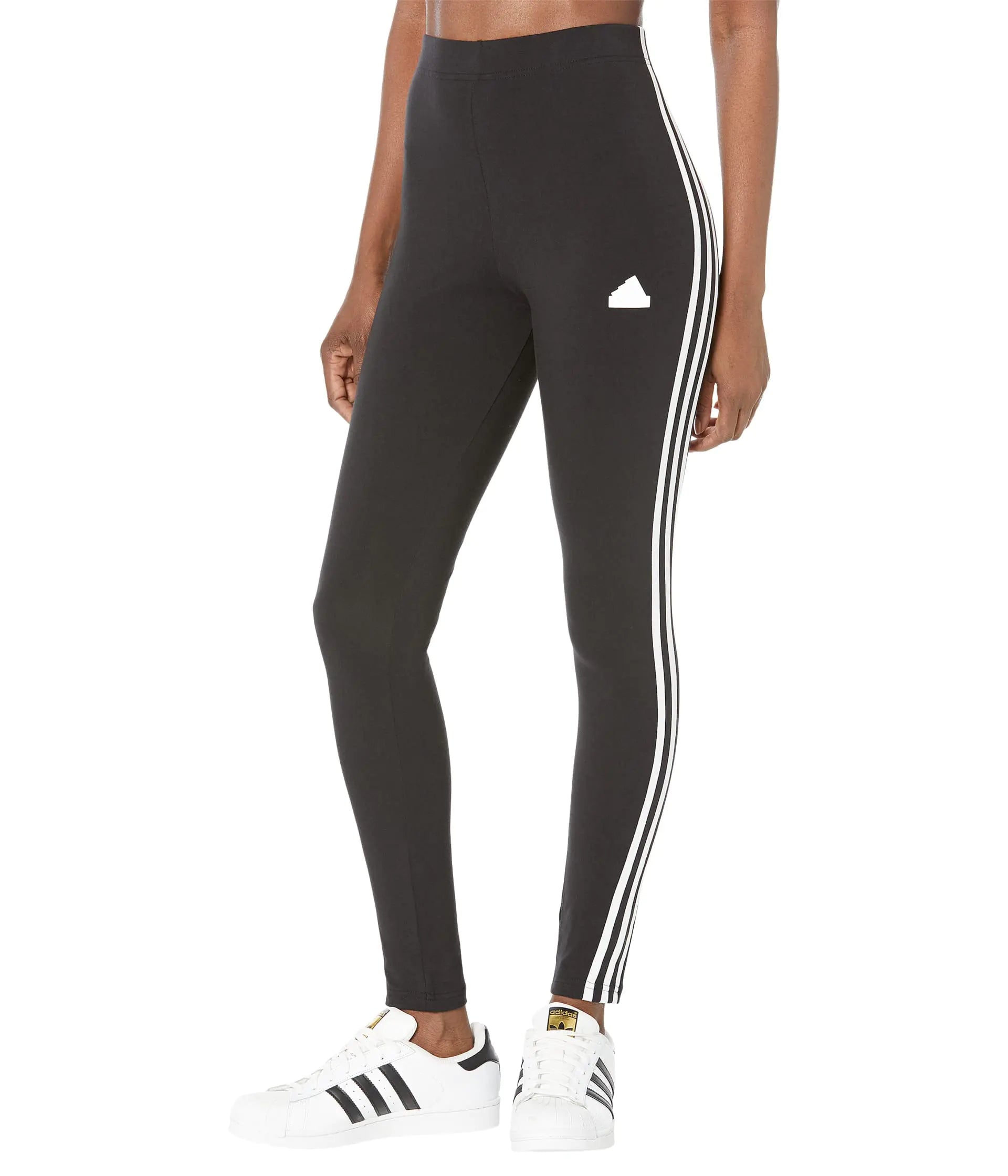adidas Womens Future Icon Three Stripes Leggings Black Medium